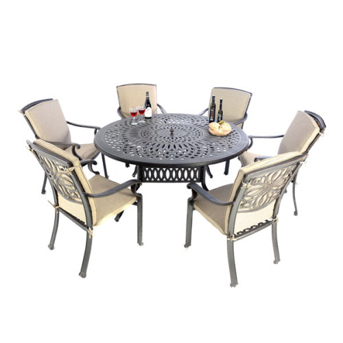 Kensington cast best sale aluminium dining set